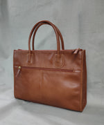 Load image into Gallery viewer, Scarlett Veg Italian Tan laptop bag
