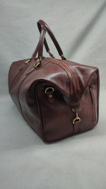Load image into Gallery viewer, Plymouth  travel bag veg dark cognac
