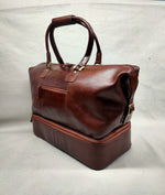 Load image into Gallery viewer, Big Ralph travel bag veg dark cognac
