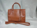 Load image into Gallery viewer, Scarlett Veg Italian Tan laptop bag
