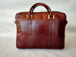 Load image into Gallery viewer, JOSEPH 02  BURNISH DARK COGNAC LAPTOP BAG

