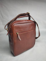 Load image into Gallery viewer, EDINBURGH BIG CROSS BODY VEG DARK COGNAC
