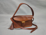 Load image into Gallery viewer, Alzira veg tan cross body bag
