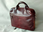 Load image into Gallery viewer, Angus laptop bag burnish brown
