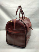 Load image into Gallery viewer, S. Terrence travel bag veg dark cognac
