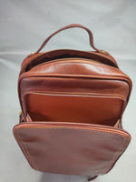 Load image into Gallery viewer, HAMPSHIRE  Laptop Backpack  Burnish dark cognac
