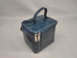 Load image into Gallery viewer, Freida ostrich blue vanity case
