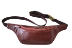 Load image into Gallery viewer, Money belt veg dark cognac
