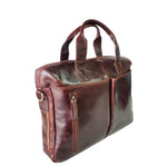 Load image into Gallery viewer, Angus laptop bag burnish dark cognac

