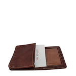 Load image into Gallery viewer, Business card holder burnish dark cognac
