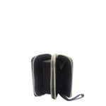 Load image into Gallery viewer, ZIP AROUND WALLET PEBBLE BLACK
