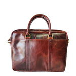 Load image into Gallery viewer, JOSEPH 02 BURNISH DARK COGNAC LAPTOP BAG

