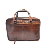 Load image into Gallery viewer, LEVINE WITH DOUBLE COMPARTMENT BURNISH DARK COGNAC

