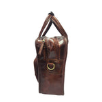 Load image into Gallery viewer, LEVINE WITH DOUBLE COMPARTMENT BURNISH DARK COGNAC
