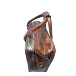 Load image into Gallery viewer, LEVINE WITH DOUBLE COMPARTMENT BURNISH DARK COGNAC
