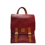 Load image into Gallery viewer, Ruwan backpack veg red /tan
