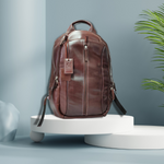 Load image into Gallery viewer, Boston laptop backpack vachata brown
