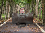 Load image into Gallery viewer, Cody duffel bag veg brown
