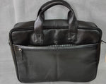 Load image into Gallery viewer, Ivan black milled laptop bag
