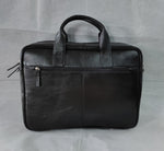 Load image into Gallery viewer, Ivan black milled laptop bag

